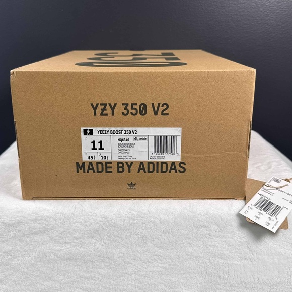 Adidas Yeezy Boost 350 V2 "Bone" HQ6316 - Size 11 - Picture 9 of 9